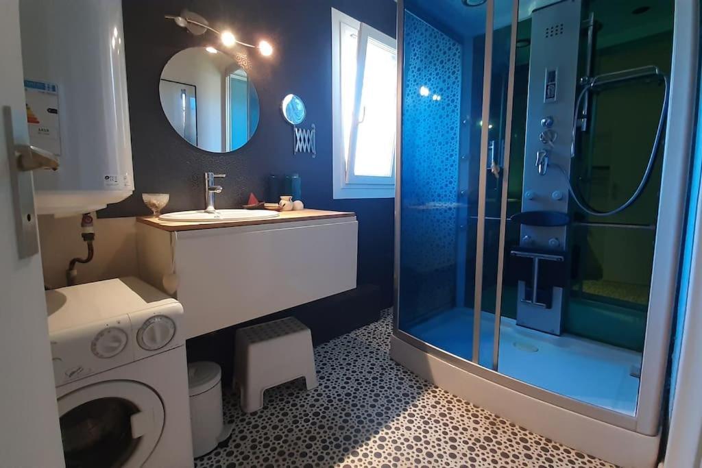 La Maison Bleue De Doudou - Coeur De Village Castéra-Verduzan Exteriér fotografie